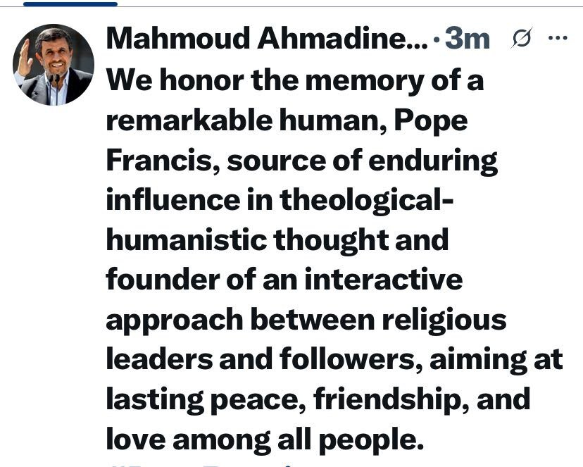 پیام جدید محمود احمدی نژاد به زبان انگلیسی/ علت چه بود؟