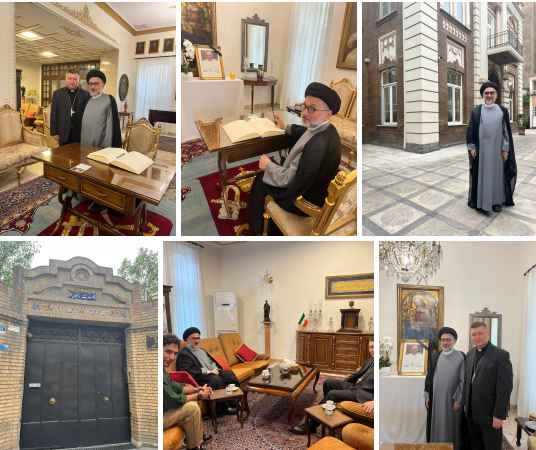 روایت ابطحی از حضورش در سفارت واتیکان و امضا دفتر یادبود درگذشت پاپ فرانسیس+تصاویر