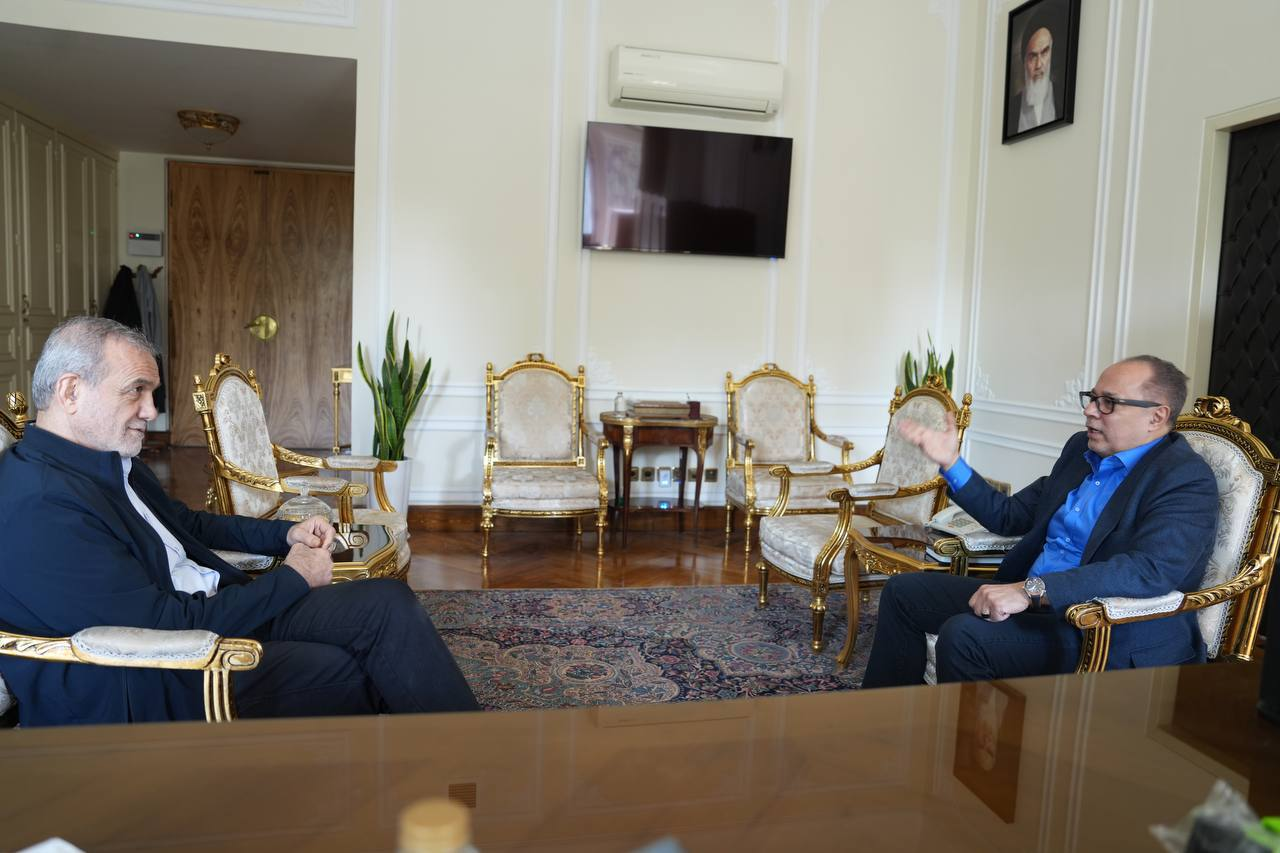 دیدار شهرام دبیری با مسعود پزشکیان +تصاویر