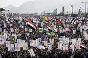 ببینید | تصاویری از تظاهرات باشکوه یمنی‌ها در همبستگی با ایران