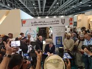 بببینید | حضور عراقچی در غرفه عربستان در نمایشگاه کتاب عمان