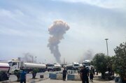 انفجار بزرگ در بندرعباس/ عکس