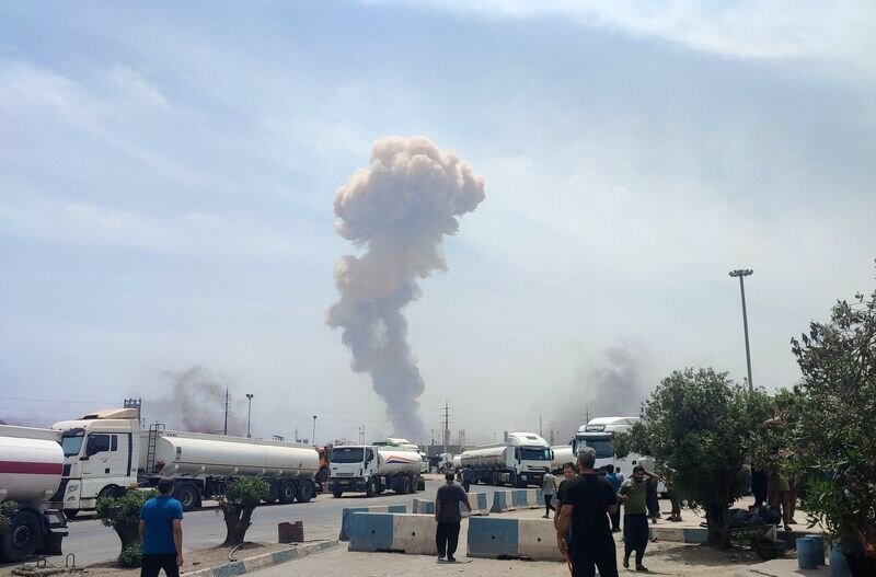 انفجار بزرگ در بندرعباس/ عکس