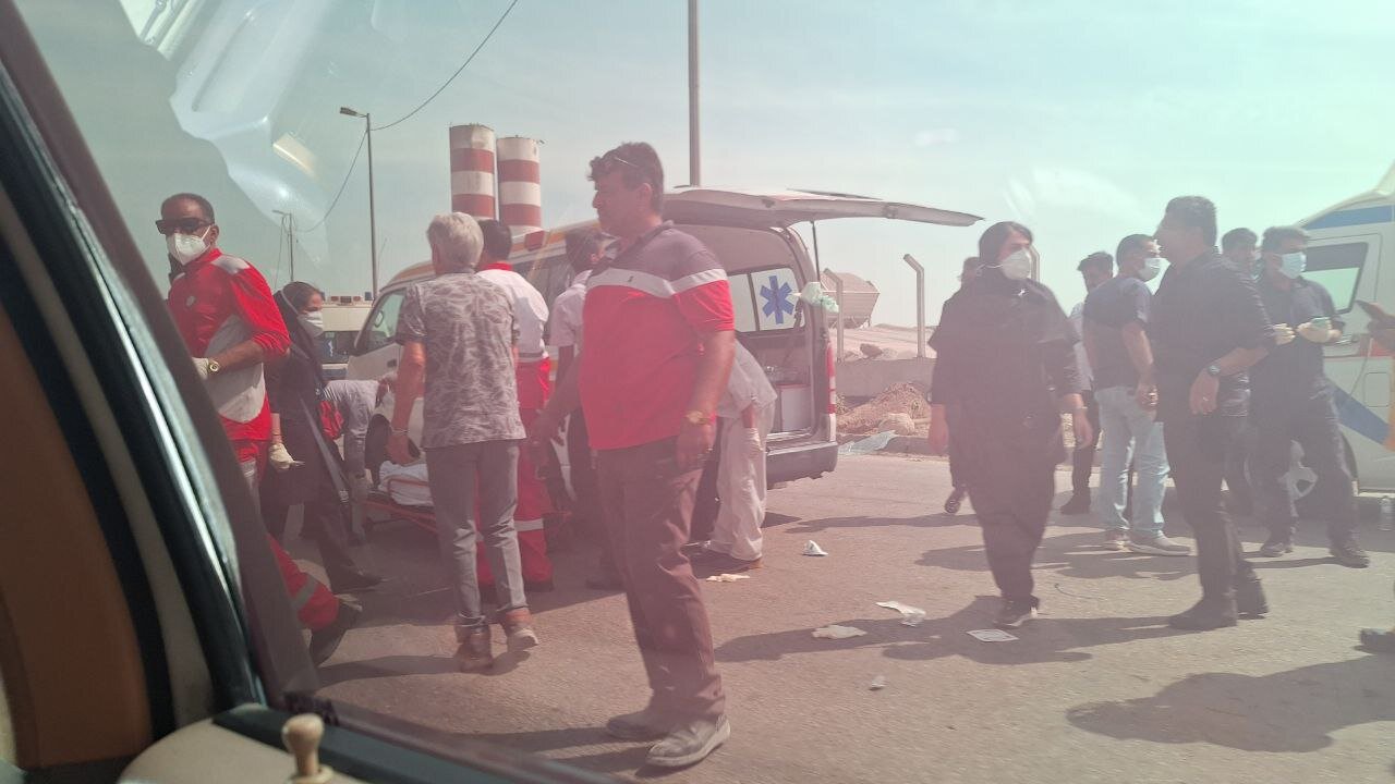 تصاویر خبرگزاری تسنیم از فوتی انفجار مهیب بندرعباس/ عکس