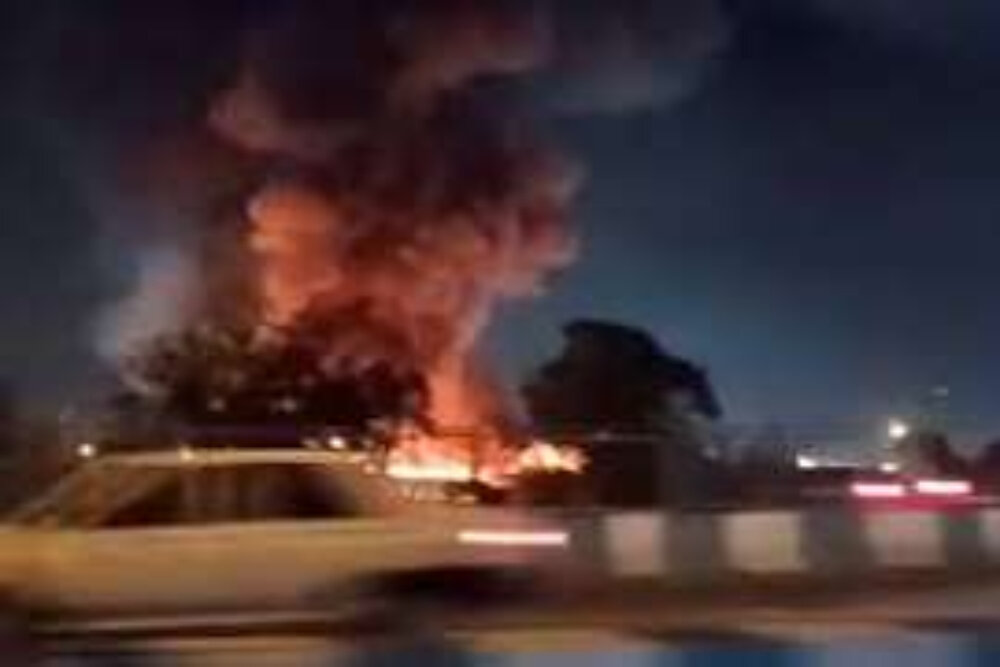 جزئیات آتش سوزی در اتوبان بعثت تهران