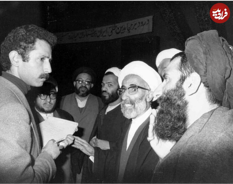 عکس/ صادق خلخالی و آیت‌الله جنتی در یک تحصن