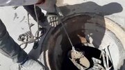 لایروبی حوضچه‌های مخابراتی شاهرود در راستای پایداری ارتباطات