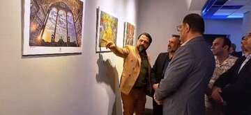 نمایشگاه عکس "قاب های بهشتی" همزمان با دهه کرامت در سمنان گشایش یافت