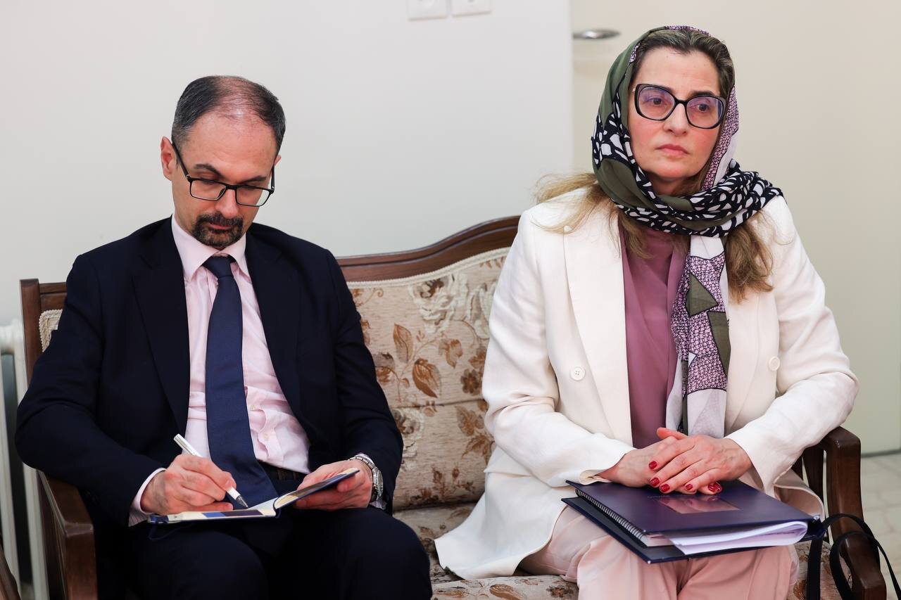 دیدار سفیر جمهوری ایتالیا با دکتر علی لاریجانی+تصویر