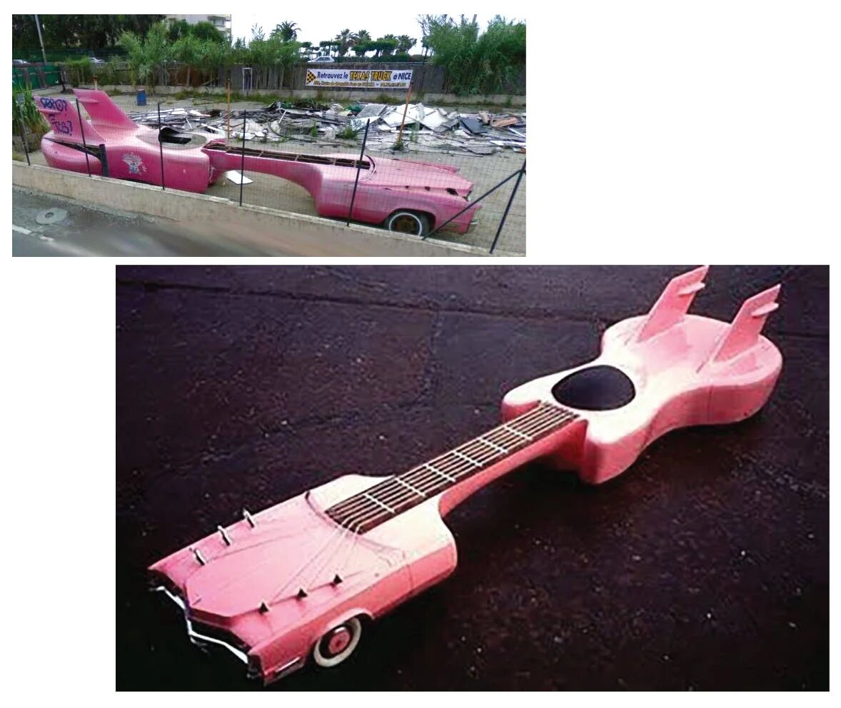 ماشین گیتاری الویس از دل تاریخ بیرون آمد! /عکس