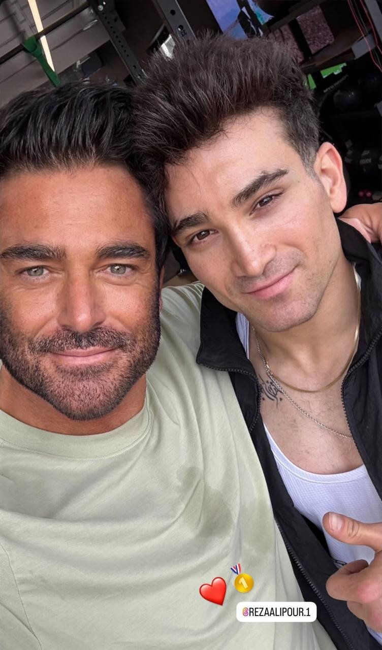 عکس | سلفی محمدرضا گلزار با ستاره المپیکی ایران