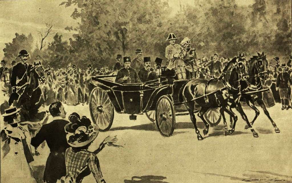 عکس/ مظفرالدینشاه در میان استقبالکنندگان مجار در بوداپست