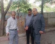 جمع آوری تابلوها و پرچم های مزاحم / طرح پاکسازی و نظافت محله محور و تغییر المان میدان تختی