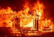 ببینید | فیلم تازه از آتش‌سوزی کارخانه کارتن‌سازی در نظرآباد کرج