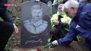 ببینید | اندوه جانکاه پدر شهید سردار سید مهدی موسوی در کنار خانواده و یاران شهدای خدمت