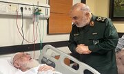 ببینید | آیت الله نوری همدانی خطاب به سردار سلامی: شما دست راست رهبری هستید