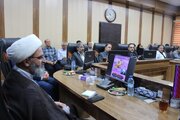 حضور امام جمعه سمان در نشست هم‌اندیشی با اساتید دانشگاه ملی مهارت
