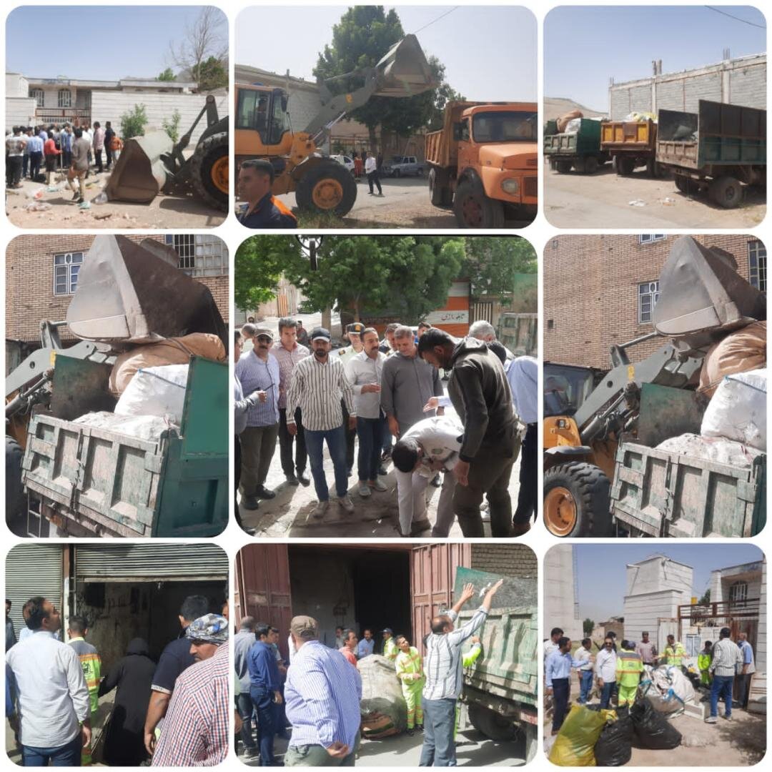 جمع آوری گسترده ضایعات فروشان در خرم آباد / منازل اجاره ای به ضایعات فروشی پلمپ میشوند