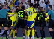 ببینید | درگیری شدید بازیکنان الاتحاد و النصر پس از سوت پایان