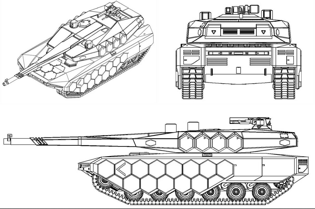تانکی که کمپانی هیوندای برای کره جنوبی طراحی کرد