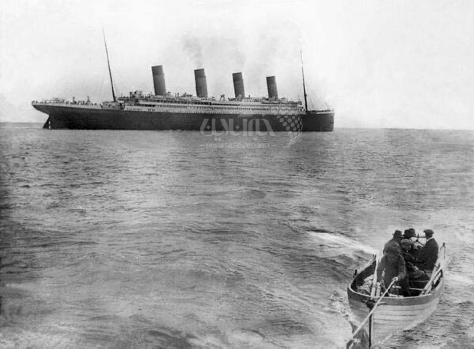 عکس | آخرین تصویر از تایتانیک قبل از غرق شدن در سال ۱۹۱۲؛ این قاب در تاریخ ثبت شد