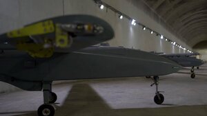 تصاویری از یک آشیانه زیرزمینی و سری پهپادی نیروی دریایی سپاه