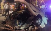 تصادف مرگبار پژو ۲۰۶ در بزرگراه شهید بابایی