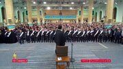 تصاویری از ورود رهبر انقلاب به حسینیه امام خمینی(ره) برای دیدار با جمعی از کارگران