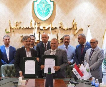 دانشگاه ولی‌عصر(عج) رفسنجان با دانشگاه المستقبل عراق تفاهم نامه همکاری امضا کرد