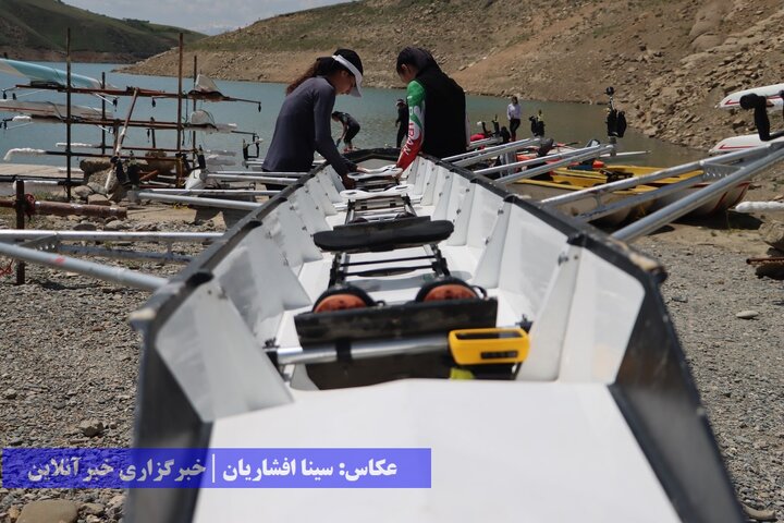 ششمین اردوی تیم ملی روئینگ بانوان در ارومیه