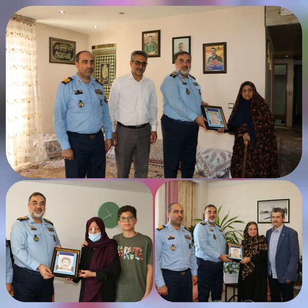 تقدیر فرمانده نیروی هوایی ارتش از خانوادههای شهدای نیروی هوایی+جزئیات