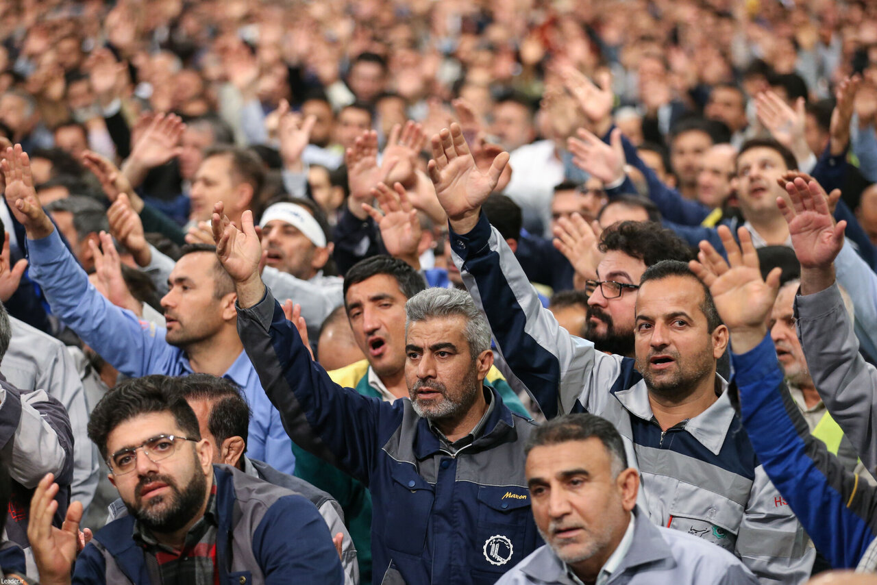 واکنش کارگران به ادعای تغییر نام خلیج فارس در دیدار با رهبر انقلاب/ کدام یک از اعضای هیات رئیسه مجلس حضور داشتند؟