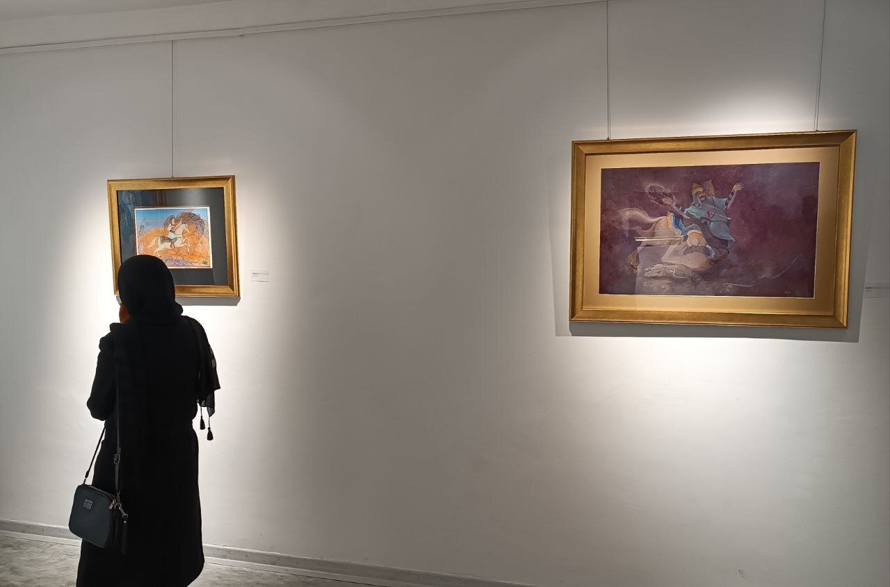 «بر و برگ رنگین» افتتاح شد/ نقطه تلاقی تجربههای مختلف در نگارگری