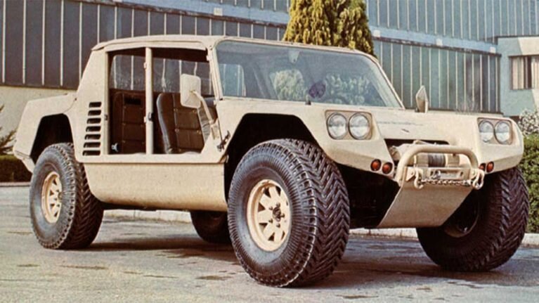 شاسیبلند نظامی لامبورگینی/ یک خودروی عجیب و ناشناخته