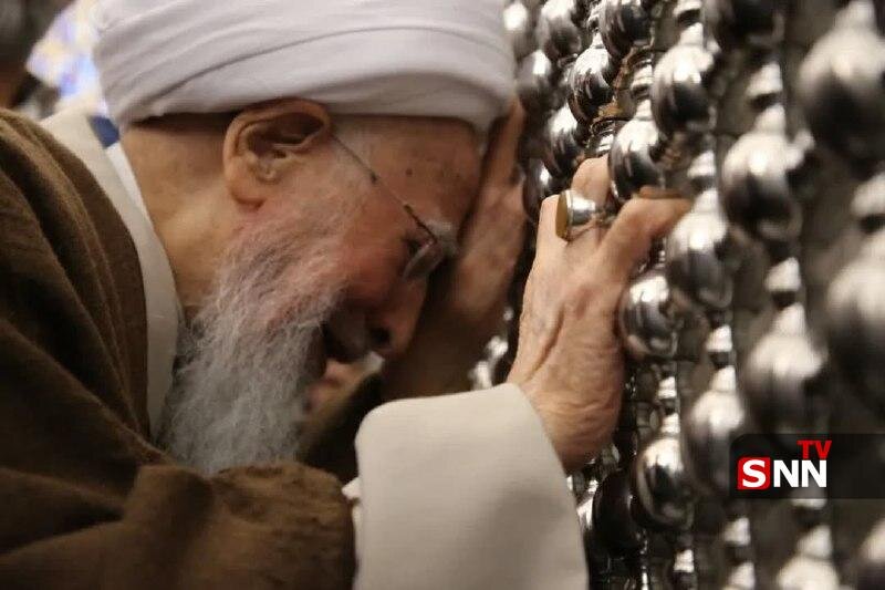 تشرف آیتالله جوادی آملی به آستان مقدس کاظمین+تصاویر