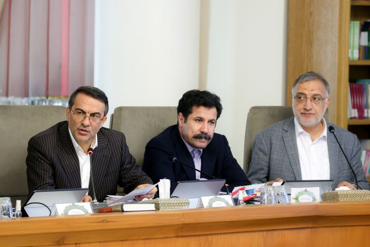 تصویری از همنشینی زاکانی با معاون پزشکیان در جلسه هیئت دولت