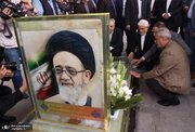 معاون اول رئیس‌جمهور به دیدار پدر شهید آل‌هاشم رفت+عکس
