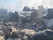 آتش‌سوزی گسترده در تهران