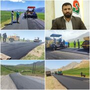 اجرای بیش از ۳۷ کیلومتر روکش آسفالت راههای فرعی و روستایی در لرستان