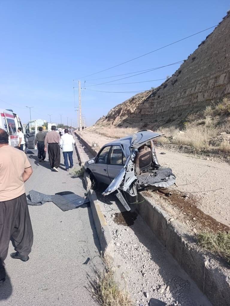 پژو نصف شد/ عکس