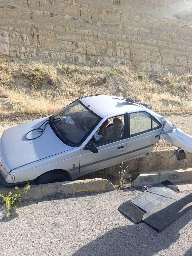 پژو نصف شد/ عکس