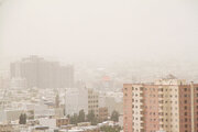 گرد و غبار نفس زنجان را گرفت
