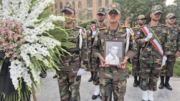 شهیدی که بعد از ۳۶ سال شناسایی شد/ تصاویری از مراسم وداع با پیکر شهید ۲۰ ساله دفاع مقدس