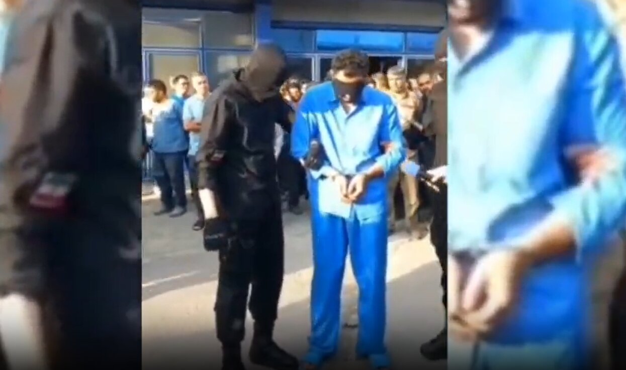 گوشبُر همدان در خیابان چرخانده شد/ عکس