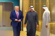 ترامپ به مسجد شیخ زائد در امارات رفت