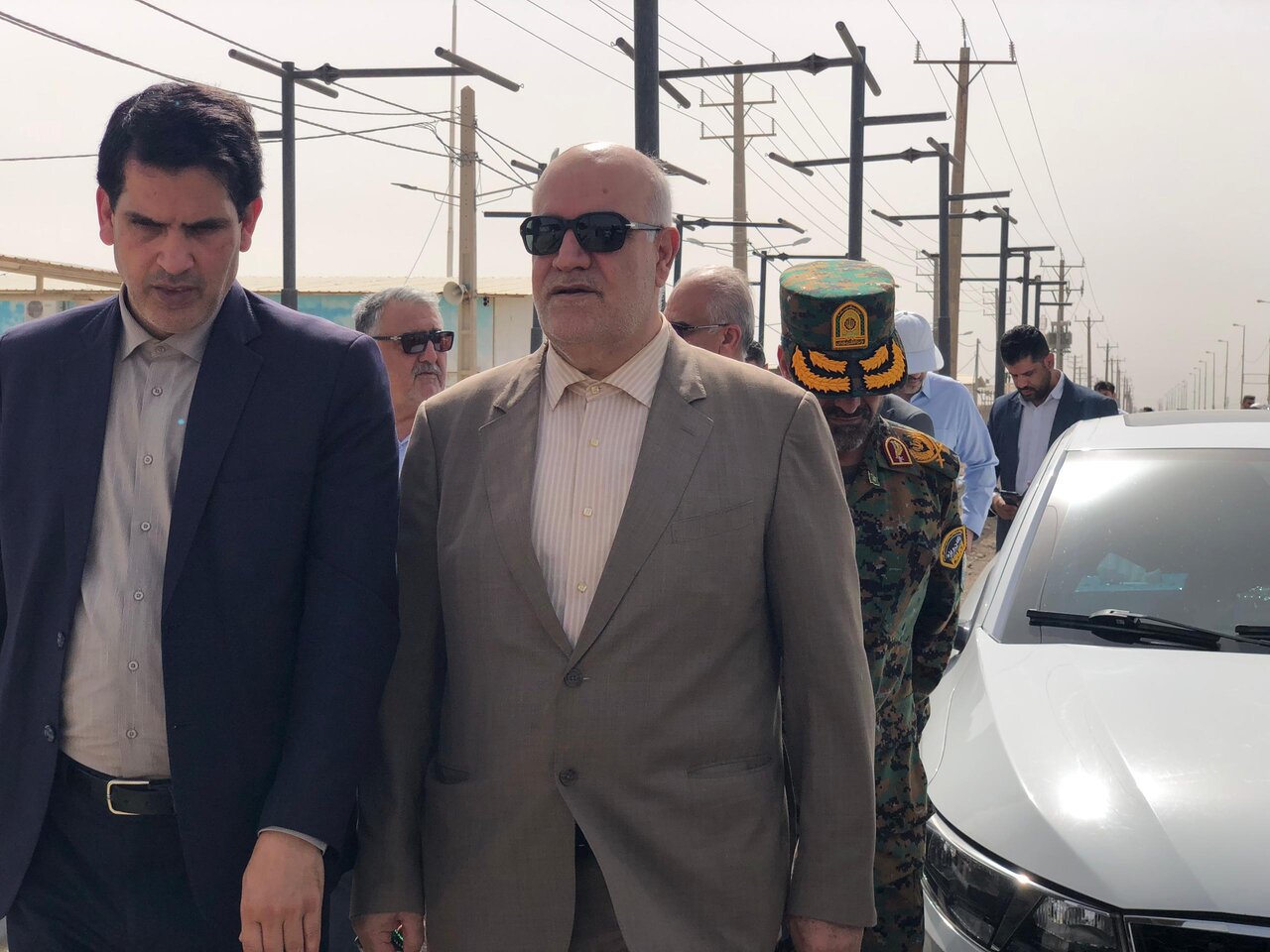 تصاویر | بازدید معاون امنیتی و انتظامی استانداری خوزستان از مرز شلمچه برای آمادهسازی خدمات اربعین