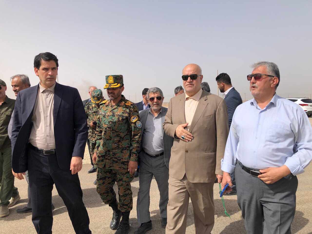 تصاویر | بازدید معاون امنیتی و انتظامی استانداری خوزستان از مرز شلمچه برای آمادهسازی خدمات اربعین