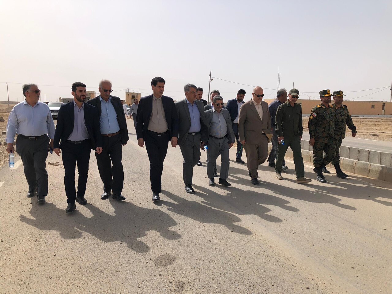 تصاویر | بازدید معاون امنیتی و انتظامی استانداری خوزستان از مرز شلمچه برای آمادهسازی خدمات اربعین