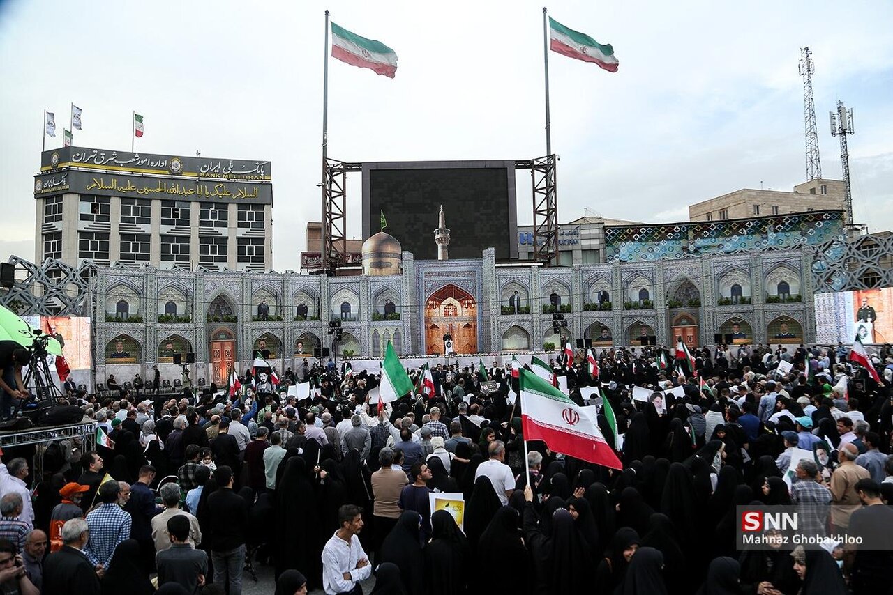 تصاویری از آیین گرامیداشت شهید رئیسی و همراهانش+ کدام دولتمردان و نظامیان حضور داشتند؟