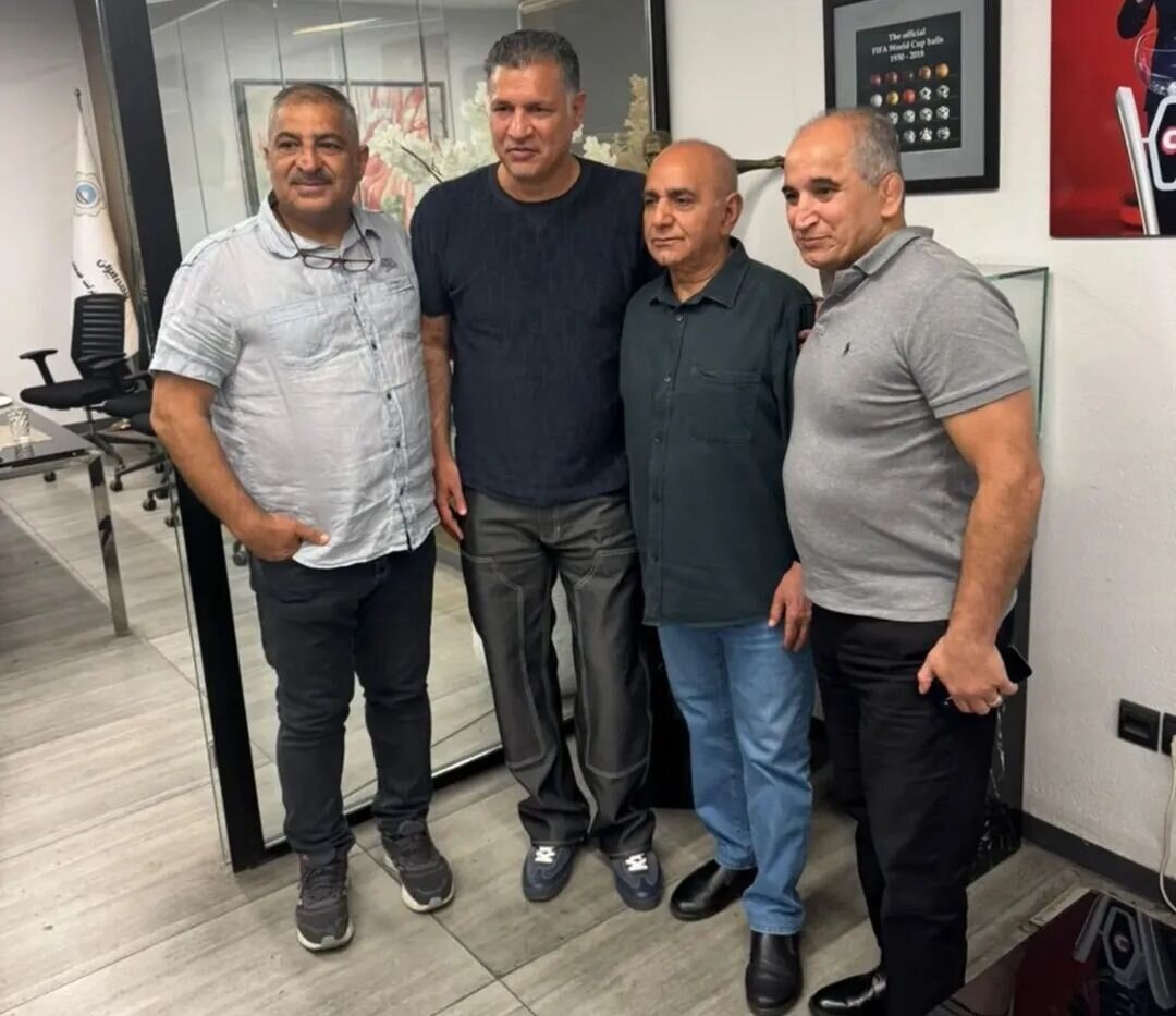 عکس| دیدار علی دایی با رضا مارمولک!